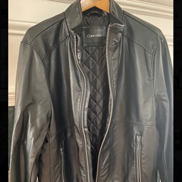 Calvin Klein Other - Calvin Klein Leather Jacket
